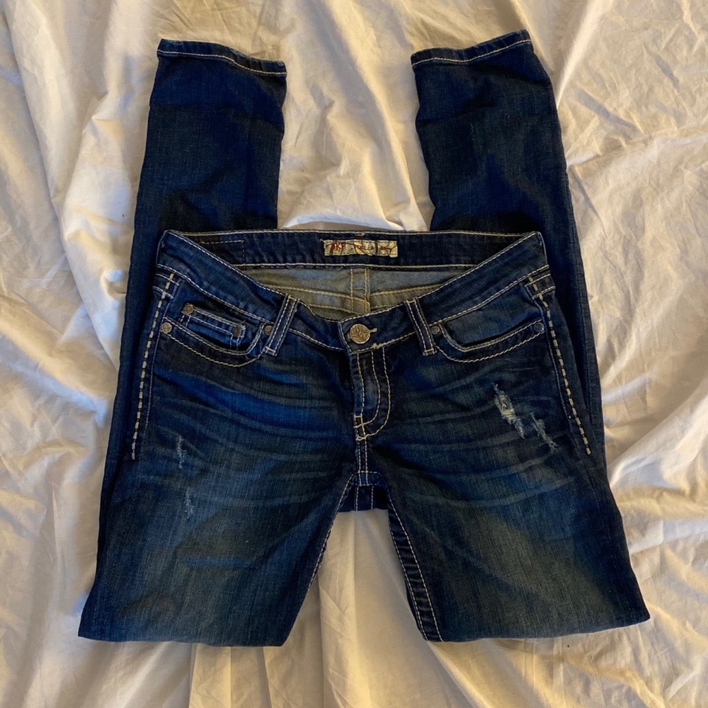 BKE Stella dark wash skinny jeans